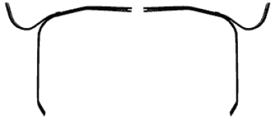 0846-017B Front Bumper Bracket Set