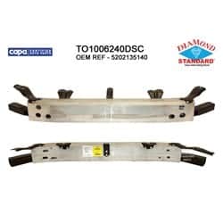 TO1006240DSC Front Bumper Impact Bar