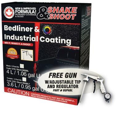 Dominion Sure Seal Bed Liner Shake & Shoot Black BSSBL