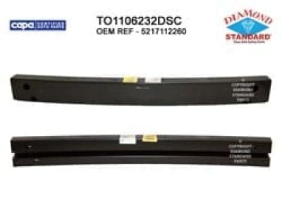 TO1106232DSC Rear Bumper Impact Bar