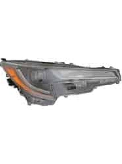 TO2518197 Driver Side Headlight Lens and Housing