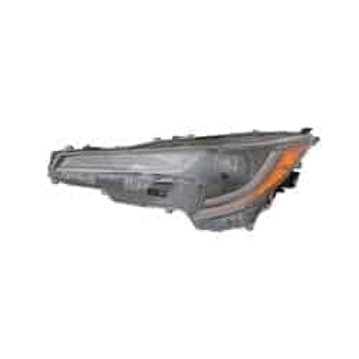 TO2519197 Passenger Side Headlight Lens and Housing