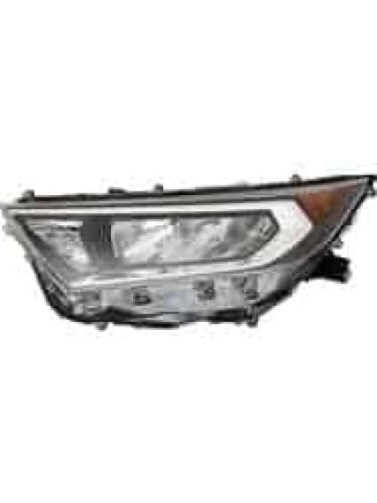 TO2518201C Driver Side Headlight Lens and Housing