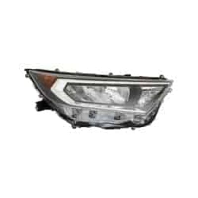 TO2519201C Passenger Side Headlight Lens and Housing