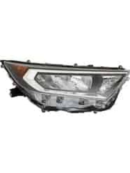 TO2519201C Passenger Side Headlight Lens and Housing