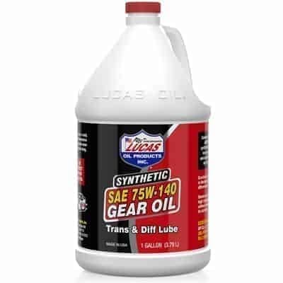 Lucas Oil Gear Oil Synthetic LUC20122 Pure SAE 3.786L 75W-140