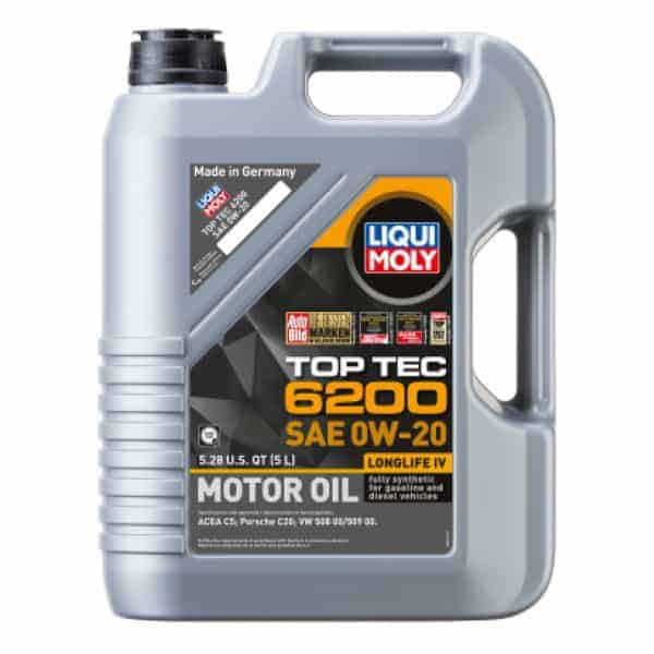 Liqui-Moly Engine Oil Synthetic LQM20238 Top Tec 6200 SAE 0W-20 5L