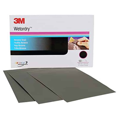 3M Wetordry Abrasive Sheet 401Q, 02045, 2500, 5 1/2 x 9 in, 50 sheets per carton