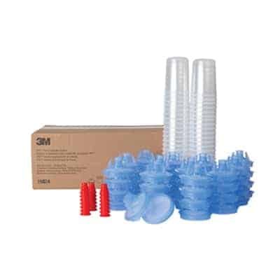 3M PPS Lid and Liner Kit, 16024, Large (850ml), 200 Micron Filter, 25 Lids & Liners per kit