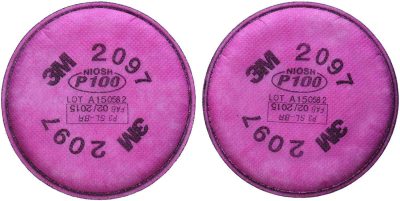 3M Particulate Filter 2097/07184(AAD), Pair