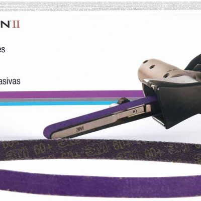 3M Cubitron II File Belt, 33445, 60+, 1/2 in x 18 in (12.7 mm x 457.2 mm), 10 belts per carton