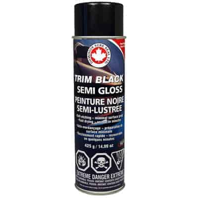 Dominion Sure Seal Trim Paint Aerosol Semi-Gloss Black 24003