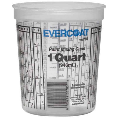 Evercoat Quart Mixing Cup Case 100785