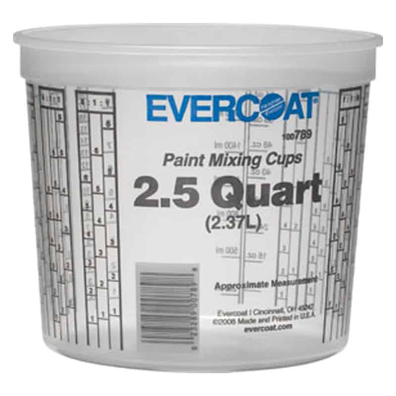 Evercoat 2.5 quart Mixing Cup Case 100789