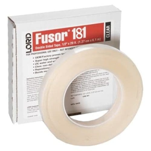 Fusor Tapes & Adhesives Double Sided FUS181 Clear 1/2" x 60'