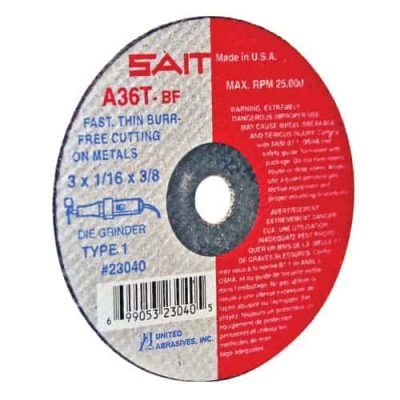 SAIT Grinding Cut of Wheels 23040