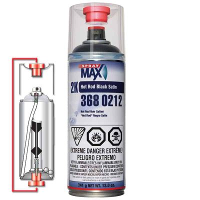 SprayMax Hot Rod Black 2K Areosol 3680212