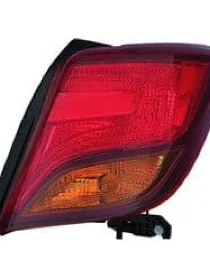 TO2819154C Passenger Side Outer Tail Light Lens