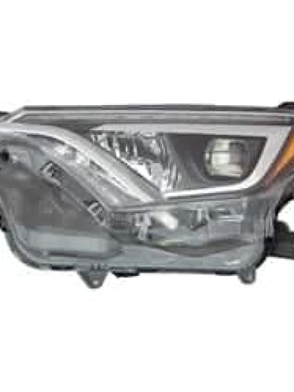 TO2518190C Driver Side Headlight Lens and Housing