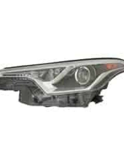 TO2518193C Driver Side Headlight Lens and Housing