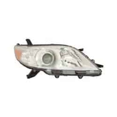 TO2519143C Passenger Side Headlight Lens and Housing