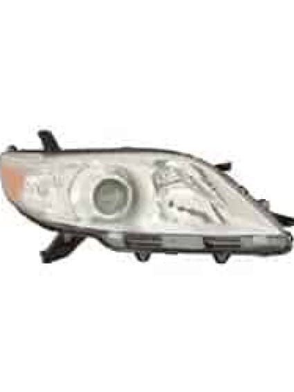 TO2519143C Passenger Side Headlight Lens and Housing