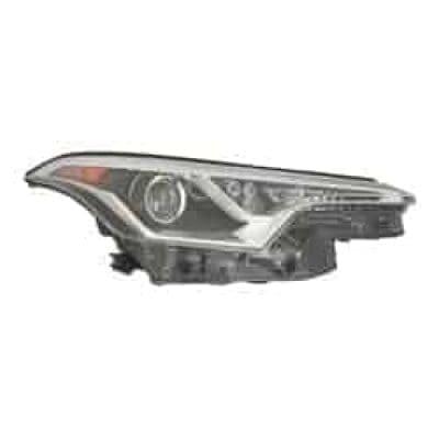 TO2519193C Passenger Side Headlight Lens and Housing