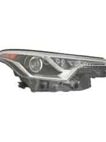 TO2519193C Passenger Side Headlight Lens and Housing