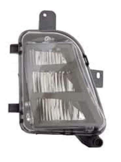 VW2593128C Passenger Side Fog Lamp Assembly