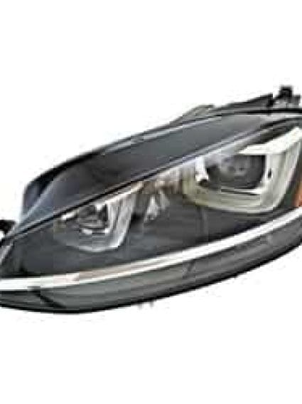 VW2518121 Driver Side Headlight Lens and Housing