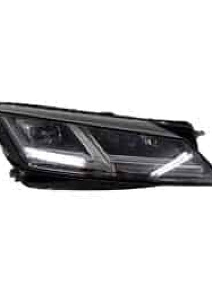 AU2503210 Front Light Headlight Lens and Housing Passenger Side