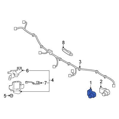 PDC010028 Universal Sensor Rear Bumper