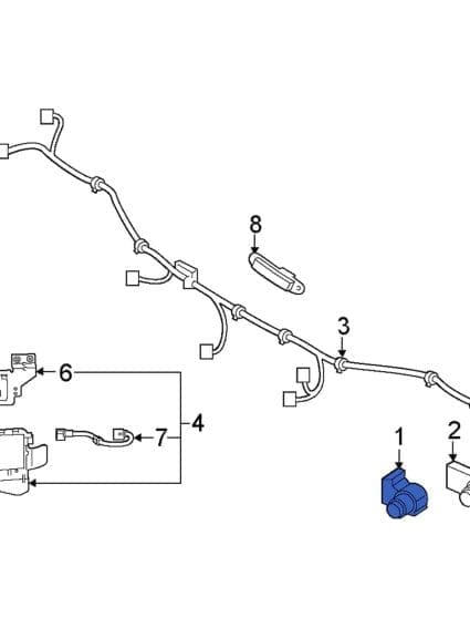 PDC010028 Universal Sensor Rear Bumper