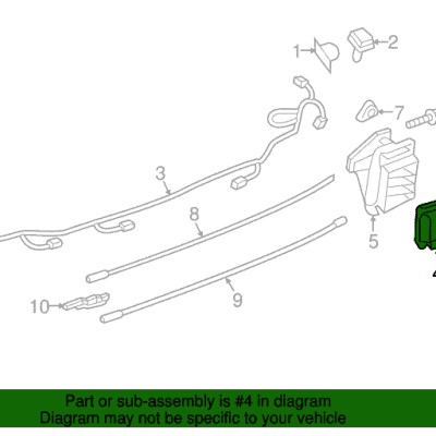 BLS010042 Rear Bumper Universal Sensor