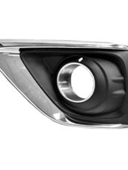 GM1038266 Front Bumper Insert Fog Light Bezel Driver Side