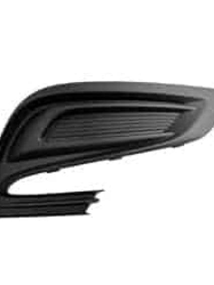 GM1039262 Front Bumper Insert Fog Light Cover Passenger Side