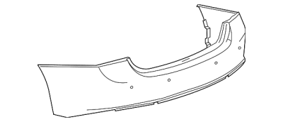GM1100A24 Rear Bumper Cover