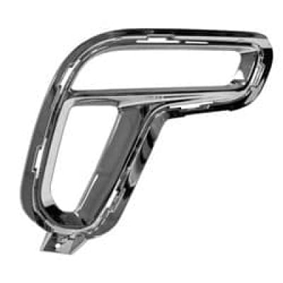 CH1039219 Front Bumper Insert Fog Light Bezel Passenger Side