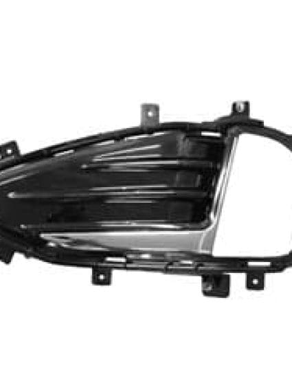FO1038187 Driver Side Front Bumper Fog Light Bezel