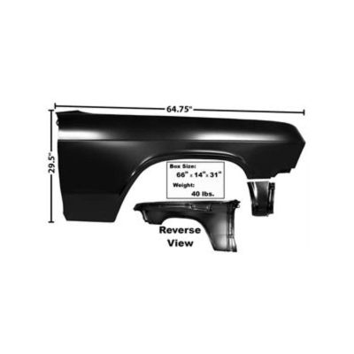 GLA1704D Fender Panel Passenger Side