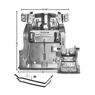 GLA6000WT Trunk Floor Complete Pan