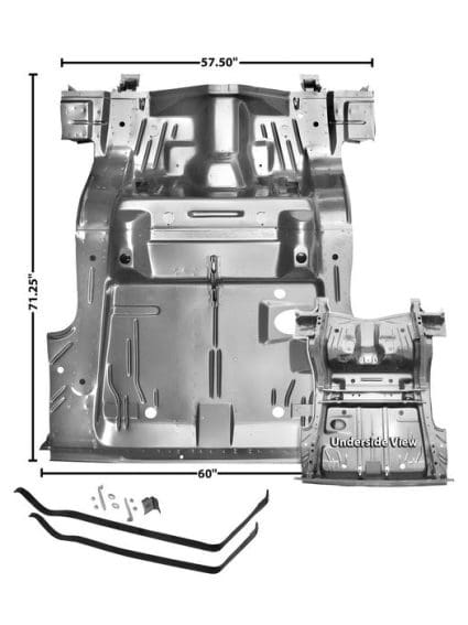 GLA6000WT Trunk Floor Complete Pan
