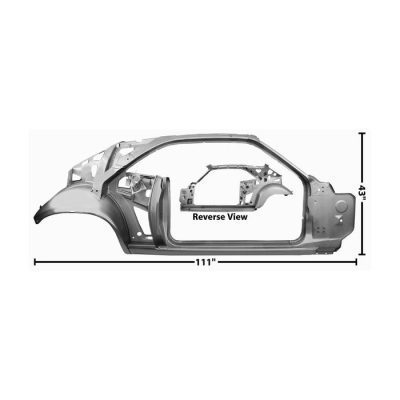 GLA6098WT Quarter Door Frame Assembly