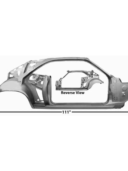 GLA6098WT Quarter Door Frame Assembly