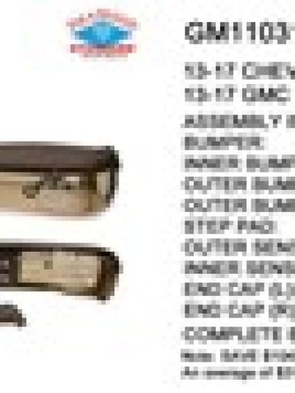 GM1103172DSC Rear Bumper Assembly
