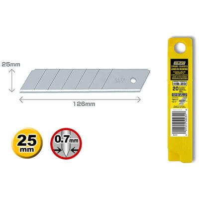 OLFA Cutting Tool Utility Knife Blades HB-20B