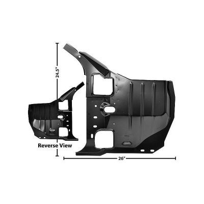 GLA3625R Passenger Side Floor Kick Pillar