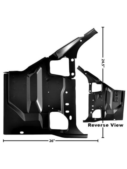 GLA3625S Driver Side Floor Kick Pillar