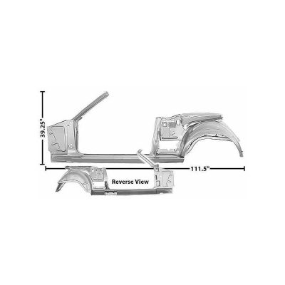 GLA3645PWT Door Frame Quarter Assembly