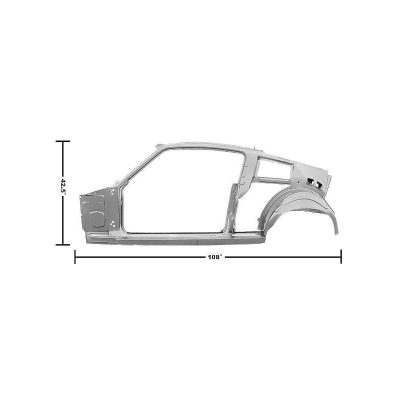 GLA3645UWT Door Frame Quarter Assembly